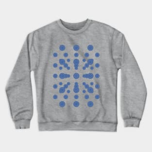 blue circles Crewneck Sweatshirt